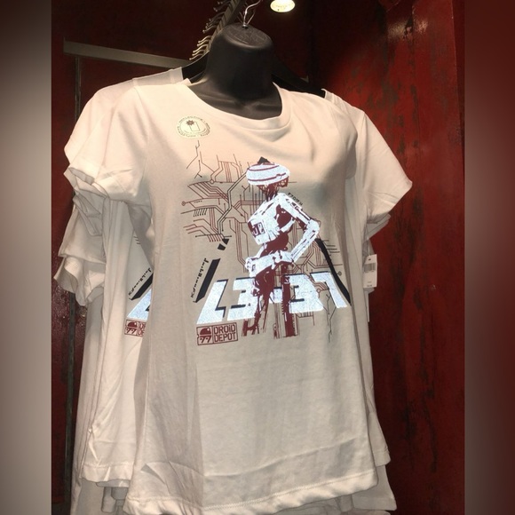 NWT DisneyPark Star Wars 2X reflective T-Shirt - Picture 4 of 9